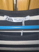 ZARA crop top stripes