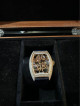 FRANCK MULLER Limited Edition Cintrée Curvex Skeleton Rose Gold & Diamonds