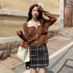 Korean style knitted long sleeved