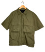 Gu by Uniqlo Utility Olive Button Down