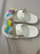 UNISEX Classic Crocs Sandals in White - Size W9/M7