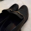 Authentic Ferragamo Black Leather Shoes (Preloved)