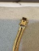 Saudi 18k gold bracelet japan style triple lock