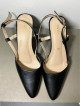 Olivia Manila pointed black slingback