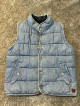 Gap denim puffer vest for young kids
