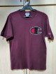 ORIGINAL CHAMPION big patch logo tee maroon