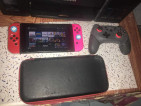 NINTENDO SWITCH V2 WITH 128GB MMC FULL OF GAMES