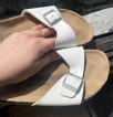 Madrid Matte White Birkenstock Size 37