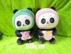 PANDA WITH FRUIT STUFFED TOYS