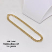 18K Saudi Gold Cadena Bracelet
