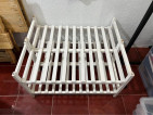 Used Wooden Shoe Rack White