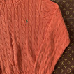 Ralph lauren tangerine sweater