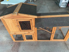 Wooden Chicken House Asbestos Roofing