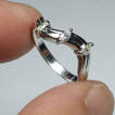 14k Japan White Gold Marquise Diamond Ring