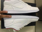 AJ1 LOW WHITE/RED