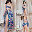 3 in 1 Swimsuit Summer Beachwear Bikini Long Skirt