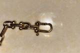 Tiffany hardware bracelet  18k japan gold