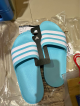 Adidas adilette aqua blue/solar blue