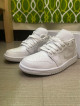 Women’s Air Jordan 1 low triple white