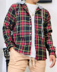 Best Selling Checkered Hoodie Polo Korean Style Long Sleeve - COD or GCASH
