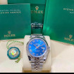 2023 Brand New Rolex Datejust 41 Azzurro Blue Roman Dial