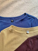 Uniqlo Ribbed Crew neck Shirt Bundle