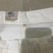 Levis white denim skirt