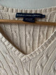 Ralph Lauren Cream Cable Knit Sweater