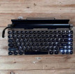 Retro typewriter keyboard