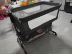 Preloved Portable Baby Crib Bassinet with Bag Cover