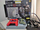 PS4 Pro 1TB God Of War Edition w/ 4 Orig DS4 (No Games included)