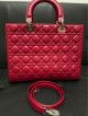 Christian Dior bag Cherry red