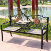 GARDEN TABLE SET outdoor with foldable chair