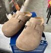 Birkenstock Softbed Clogs Taupe