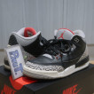 Jordan 3 Black Cement 5 US 5Y 6.5 Women Retro bred chicago royal