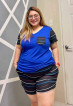 Plus size COMBI SHORT