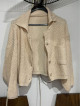 Cream Knitted Cardigan