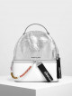 Charles & Keith Two-Way Zip Mesh Detail Backpack