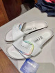 Birkenstock Madrid Big Buckle white gradient