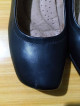 Used Hush Puppies black leather shoes