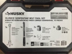 HUSKY Serpentine Belt Tool Set, 15pc
