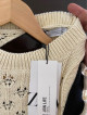 ZARA Ruflfle knit top