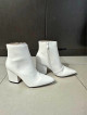 New White Boots from Asos Size UK 3