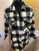 Forever 21 Large Coat Checkered Thick Fabric Prelove