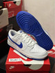 Dunk Low White Hyper Royal
