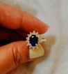 Sapphire Ring Princess Diana Ring