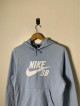 Nike Sb Icon Essential Blue Pullover Hoodie
