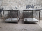 Stainless dog cage