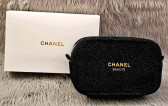 Authentic CH Beaute Canvas Glittery Pouch