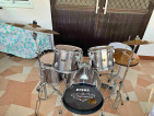 For sale Tama Imperialstas Drum Set Sabian Cymbals with Throne